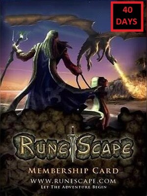 RuneScape Membership Timecard 40 Days (PC) - Runescape Key - GLOBAL - 0