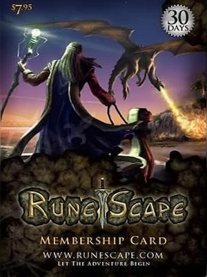 RuneScape Timecard Key Key EUROPE 30 Days - 7