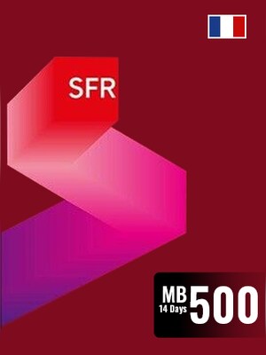 SFR PIN 500 MB 14 Days - SFR Key - FRANCE - 0