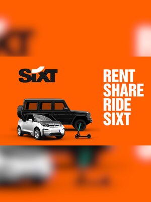Sixt Voucher - Rent a Car 10 EUR - Sixt Key - GERMANY - 2