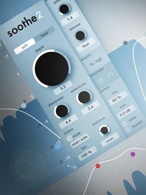 soothe2 Dynamic Resonance Suppressor Plug-in (PC) (1 Device, Lifetime)  - Oeksound Key - GLOBAL - 0