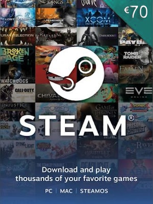 Steam Gift Card 70 EUR - Steam Key - EUROPE - 0