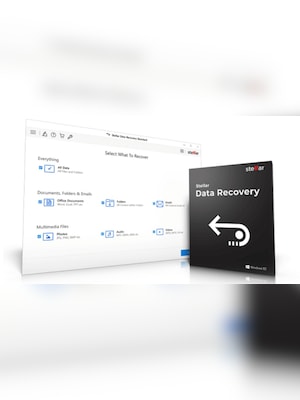 Stellar Data Recovery 10 | Standard (PC) (1 Device, 1 Year) - Stellar Key - GLOBAL - 2