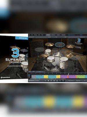 Superior Drummer 3 Virtual Drum Software (PC) (1 Device, Lifetime)  - Toontrack Key - GLOBAL - 2