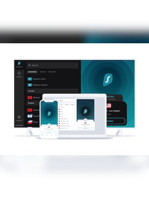 Surfshark VPN Trial (1 Month , Unlimited Devices) - Surfshark Key - GLOBAL - 6