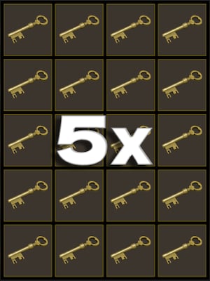 Team Fortress 2 (TF2) - 5x Mann Co. Supply Crate Key - Trademekey.com - GLOBAL - 0