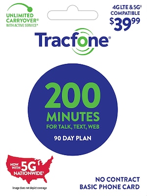 Tracfone Card  39.99 USD UNITED STATES - 0