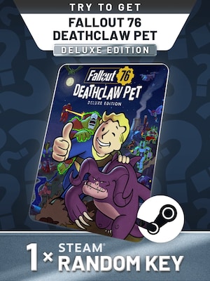 Try to get Fallout 76 - Random Deathclaw Pet Deluxe Edition  1 Key (PC) - Steam Key - GLOBAL - 0