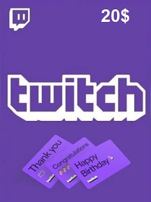 Twitch Gift Card 20 USD - twitch Key - UNITED STATES - 0
