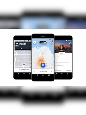 UBER Ride and Eats Voucher 80 EUR - Uber Key - EUROPE - 7