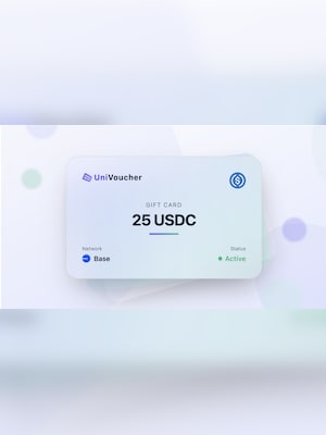 UniVoucher Crypto Gift Card 25 USDC - Univoucher Key - GLOBAL - 2