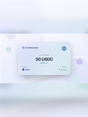 UniVoucher Crypto Gift Card 50 USDC - Univoucher Key - GLOBAL - 2