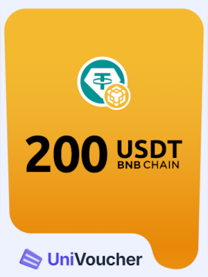 UniVoucher USDT Crypto Gift Card 200 USDT - Univoucher Key - GLOBAL - 0