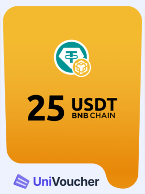 UniVoucher USDT Crypto Gift Card 25 USDT - Univoucher Key - GLOBAL - 0