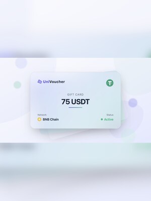 UniVoucher USDT Crypto Gift Card 75 USDT - Univoucher Key - GLOBAL - 2