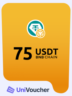 UniVoucher USDT Crypto Gift Card 75 USDT - Univoucher Key - GLOBAL - 0