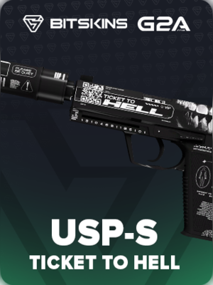 USP-S | Ticket to Hell (Factory New) - CS2 Skin by BitSkins.com - 0