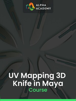 UV Mapping 3D Knife in Maya - Alpha Academy Key - GLOBAL - 0