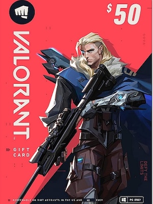 VALORANT Gift Card 50 USD - Riot Key - UNITED STATES - 0