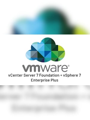 VMware vCenter Server 7 Foundation + vSphere 7 Enterprise Plus (PC) (Unlimited Devices, Lifetime)  - Broadcom Key - GLOBAL - 2