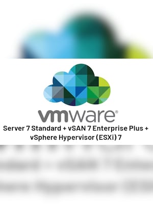 VMware vCenter Server 7 Standard + vSAN 7 Enterprise Plus + vSphere Hypervisor (ESXi) 7 (PC) (Unlimited Devices, Lifetime)  - Broadcom Key - GLOBAL - 2