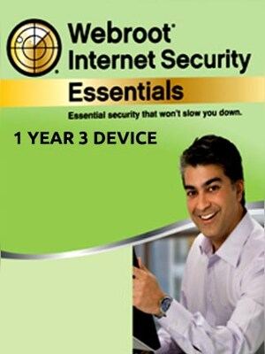 Webroot Internet Security Essentials 3 Devices 3 Devices 1 Year Key GLOBAL - 2