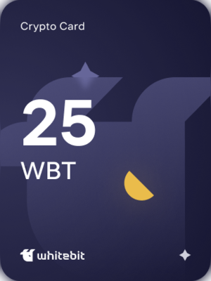 WhiteBIT Voucher 25 WBT - WhiteBIT Key - GLOBAL - 0