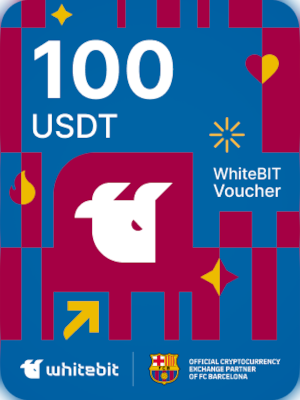 WhiteBIT Voucher | FC Barcelona Edition 100 USDT - WhiteBIT Key - GLOBAL - 0