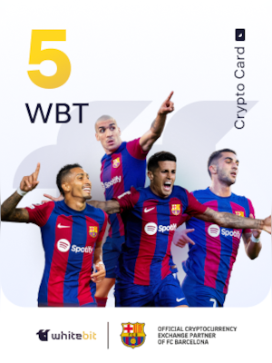WhiteBIT Voucher | FC Barcelona Edition 5 WBT - WhiteBIT Key - GLOBAL - 0