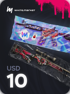 WhiteMarket Top Up Card 10 USD - WhiteMarket Key - GLOBAL - 0