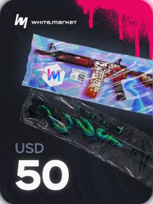 WhiteMarket Top Up Card 50 USD - WhiteMarket Key - GLOBAL - 0