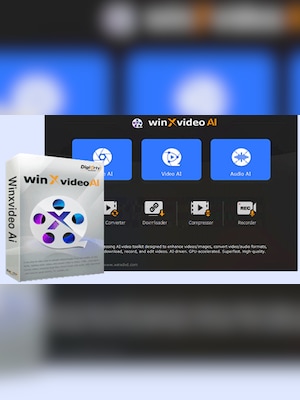 WinXvideo AI 3.2 (PC) (1 Device, Lifetime)  - Digiarty Key - GLOBAL - 2