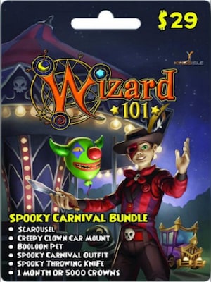 Wizard 101 Spooky Carnival - Wizard 101 Key - UNITED STATES - 0