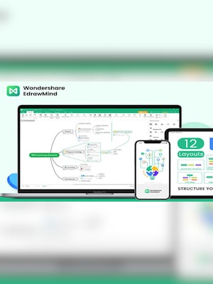 Wondershare EdrawMind 13 (PC, Mac) (1 Device, Lifetime)  - Wondershare Key - GLOBAL - 2