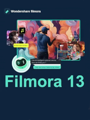 Wondershare Filmora 13 Video Editor (MAC) (1 PC, Lifetime)  - Wondershare Key - GLOBAL - 0