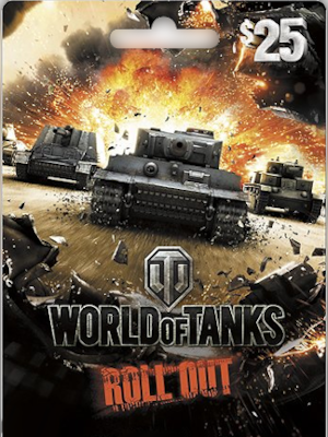 World of Tanks Gift Card 25 USD Wargaming Key - UNITED STATES - 0