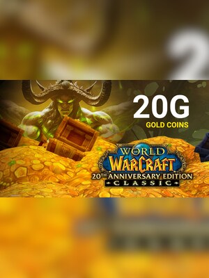 Buy WoW Classic 20th Anniversary Gold 20 G - MMOPIXEL