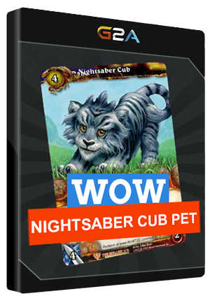 World Of Warcraft Nightsaber Cub TCG Loot Code