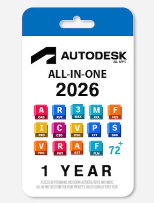 Autodesk Apps Collection 2026 (PC, Mac) (1 utilizator, 1 an)  - Autodesk Link de activare - GLOBAL
