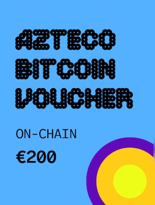 Azteco Bitcoin On-Chain Voucher 200 EUR - Azteco Schlüssel - GLOBAL
