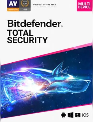 Bitdefender Total Security (3 zařízení, 1 rok) (PC, Android, Mac, iOS) - Bitdefender Klíč - GLOBÁLNÍ