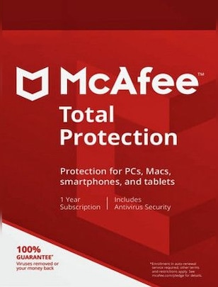 McAfee Total Protection Multidevice 1 Dispositivo 1 año Clave GLOBAL