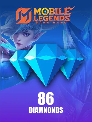 Mobile Legends: Bang Bang 86 Diamonds (78 Diamonds + 8 Bonus) - GLOBÁLIS