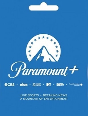 Paramount Plus Gift Card 25 USD - Paramount + Clé - ÉTATS-UNIS