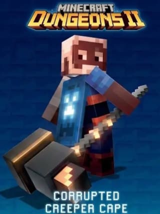 MINECRAFT DUNGEONS II Corrupted Creeper Cape