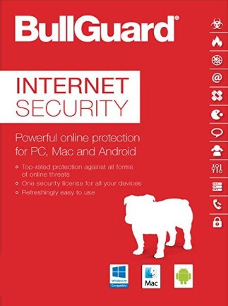 BullGuard Internet Security (1 Device, 1 Year) - PC, Android, Mac - Key GLOBAL - 1