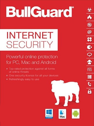 BullGuard Internet Security PC, Android, Mac (5 Devices, 3 Years) - Key - GLOBAL - 1