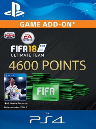 FIFA 18 Ultimate Team PSN GERMANY 4600 Points Key PS4 - 1
