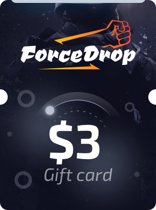 Forcedrop.gg Gift Card 3 USD - Code GLOBAL - 1