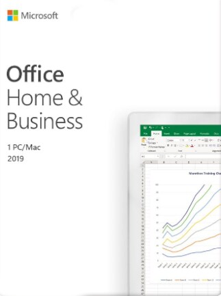 Microsoft Office Home & Business 2019 (PC/Mac) 1 Device, Lifetime - Microsoft Key - GLOBAL - 1